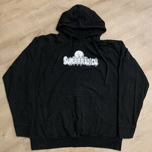 Superrradical Super Radical Casper Ghost Hoodie Men's Large L Sweatshirt Black